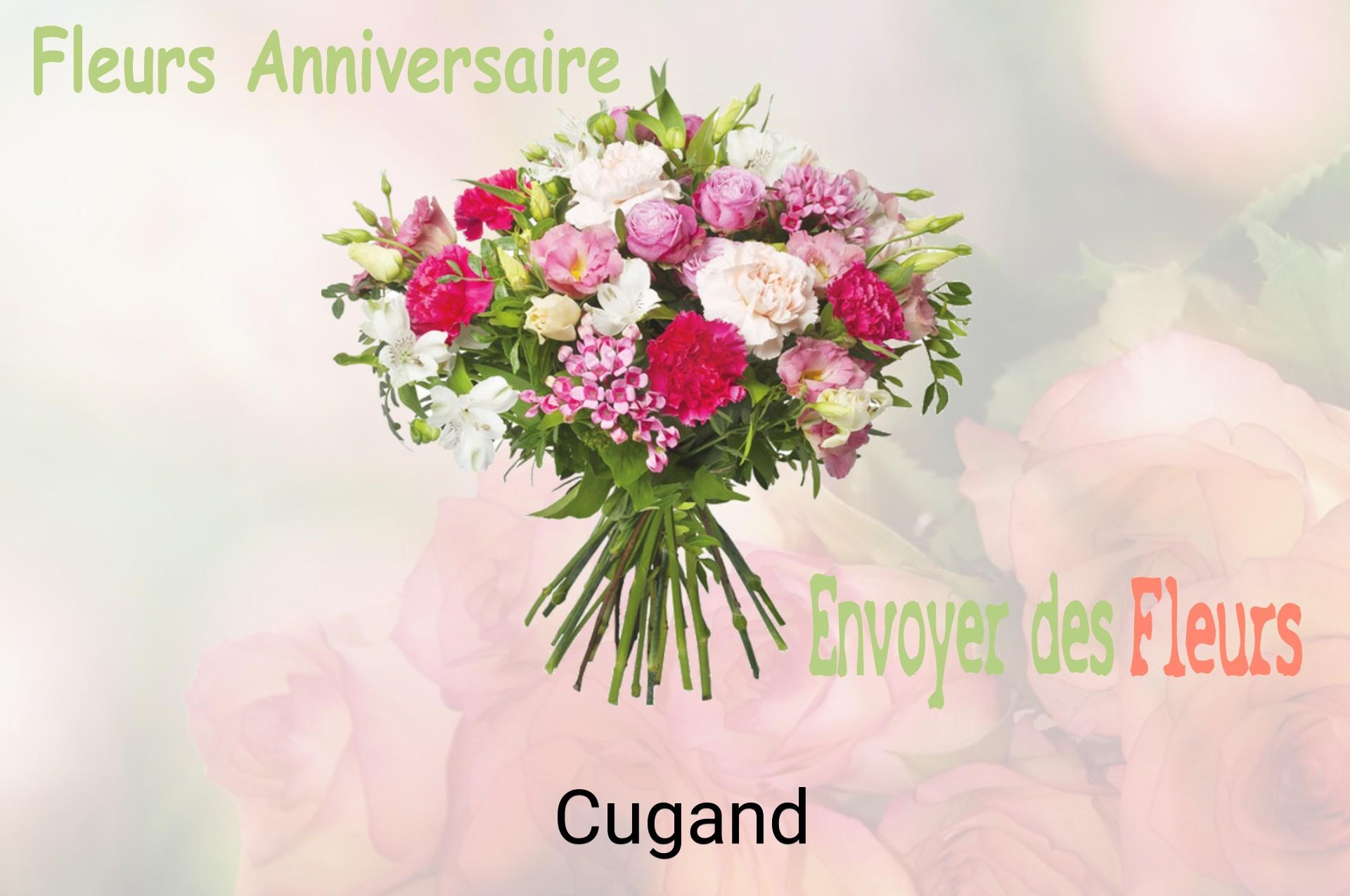 Bouquet de fleurs d’anniversaire livré à Cugand